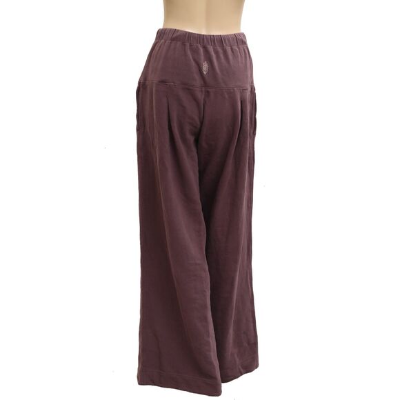 Free People FP Movement Studio Siren Pants High Rise Wide Legs Cotton S 283780 - Picture 7 of 9
